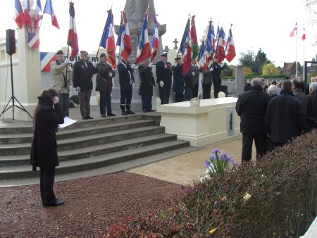 C�r�monie de comm�moration de l'armistice du 11 novembre 1918